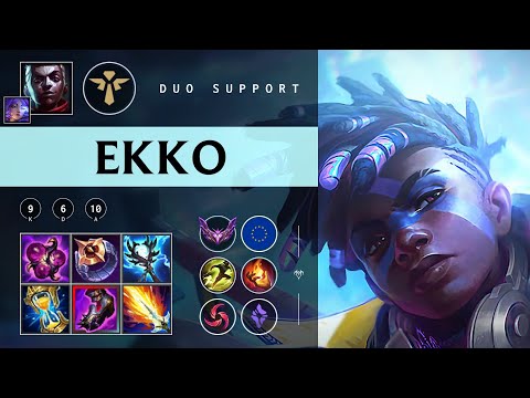 Ekko Support vs Nami - EUW Master Patch 25.22