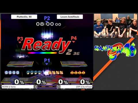 Platteville Smash Jam 16 - WORM & Narbs Vs QTIP & BurntToast