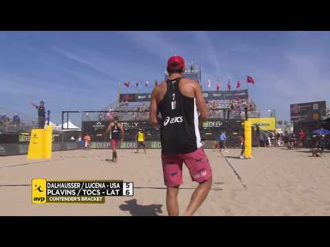 2018 FIVB Huntington Beach Open: Plavins/Tocs vs. Dalhausser/Lucena