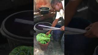 How to Remove Wax from Fabric in the Batik Making Process in Ghana, West Africa