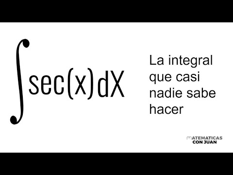LA INTEGRAL DE LA SECANTE, ∫secxdx