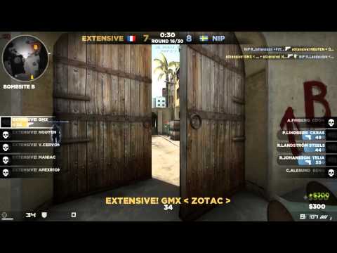 EH AMD Sapphire Invitational - NiP vs. eXtensive de_dust2