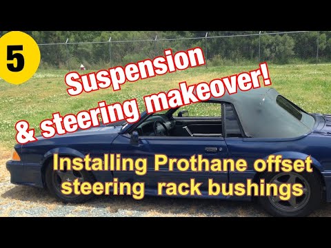 Steering Rack Bushing Replacement on a Foxbody Mustang