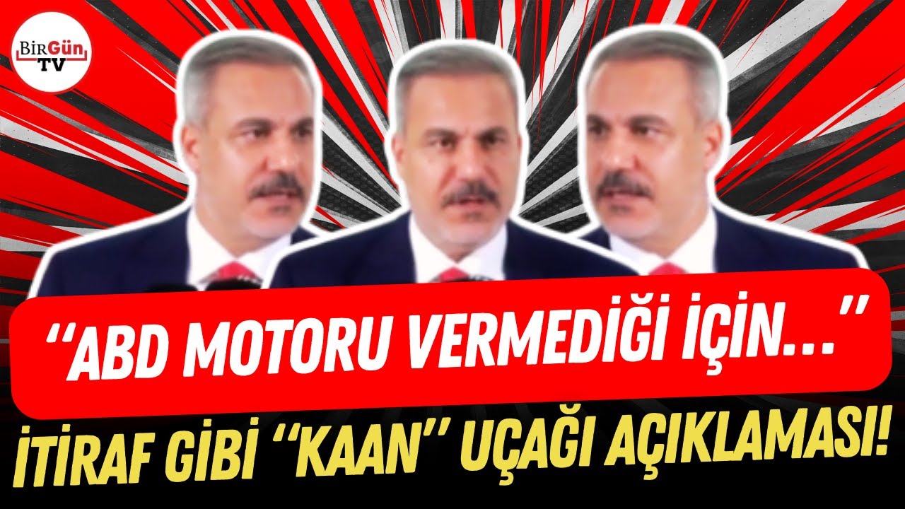 Hakan Fidan'dan itiraf gibi 'KAAN' uçağındaki açıklaması