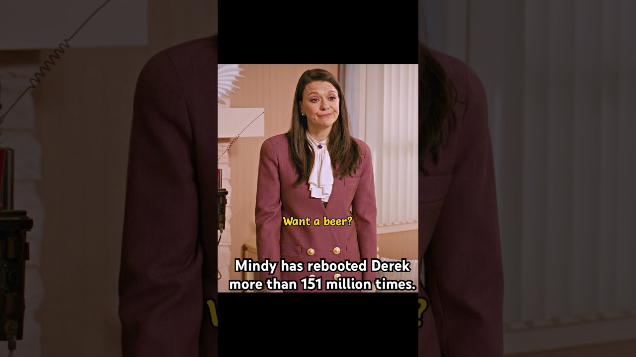 Mindy has rebooted Derek more than 151 million times.#funny #shorts #shortvideo #series #fouryou