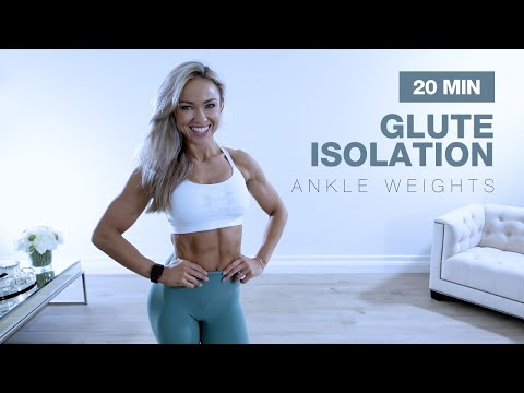 20 MIN GLUTE ISOLATION WORKOUT // Activation or Finisher [Ankle Weights Optional]