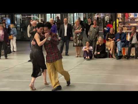 💞TANGO ARGENTINO ➳ MILONGA SHOW 👏 FABIAN Y MICHAELA 2021 💞 - "Morena Pilar" Fünf Höfe, MÜNCHEN