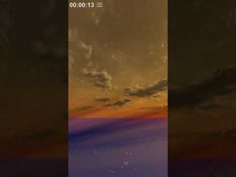 Realistic Animated,Rain Sleep Video