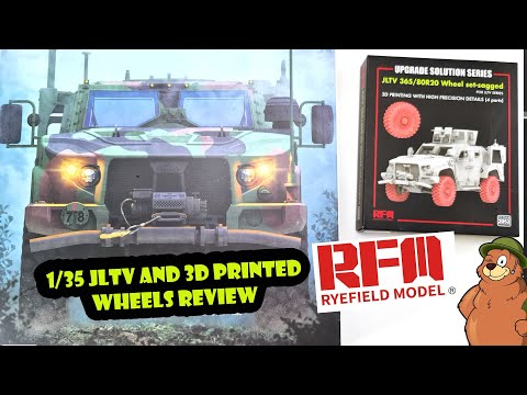 RFM 1/35 JLTV (Joint Light Tactical Vehicle) Part I REVIEW & AM Parts