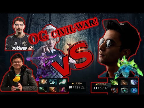 Og.sumail vs Og.topson/midone/saksa Testing new OG carry Sumail RAMPAGE!!