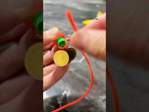 İnanılmaz Oldu! 😱 Pipetle Altın Düğümü Yapıyoruz! #iğneoyası #needlelace #diy #oyamodelleri