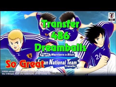 Captain Tsubasa Dream Team: Transfer 486 Dreamballs for Japan National Team part 3 and the end...