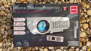 Good Night. RCA 1080p Home Theatre Projector Unboxing + First Impression