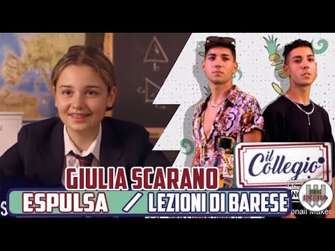 GIULIA SCARANO ESPULSA DAL COLLEGIO 5 e LEZIONI DI BARESE CON LEONARDO PREZIOSO  #IlCollegio