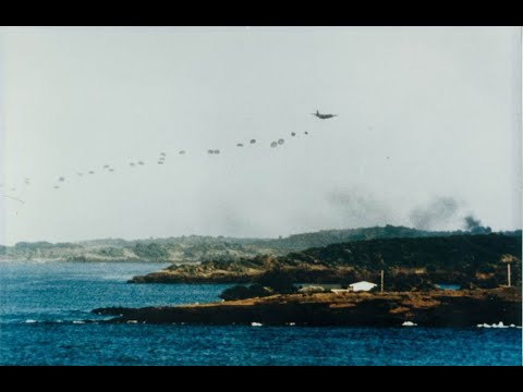 Operation Urgent Fury - Invasion of Grenada - DELTA, Rangers and Spectre gunships in action - Day 1