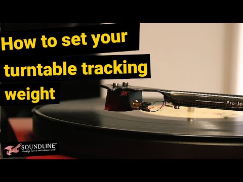 Setting your turntable tracking weight