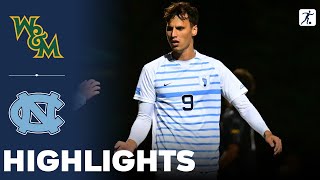 William & Mary vs North Carolina | NCAA College Soccer | Highlights - October 15, 2024