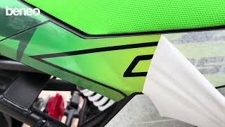 Dirt bike a benzina per bambini 50cc | Beneo Motors CROSS XM Blu | Per bambini di 4-8 anni | Limitat