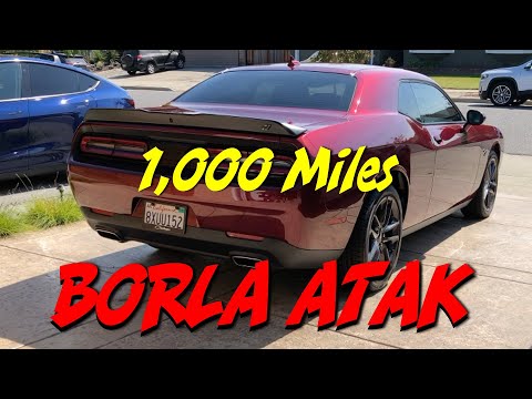 1,000 Mile Review & Sound Clips - Borla ATAK Cat-Back Exhaust | 2021 Challenger V6 | 500 Subs!