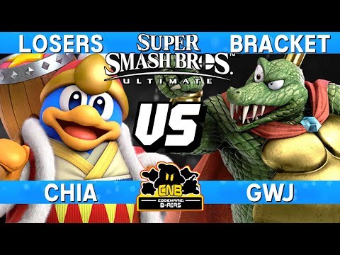 Smash Ultimate - Chia (DDD) vs GwJ (K. Rool) - CNB 165 Losers Bracket