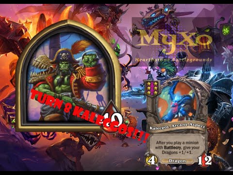 Turn 8 Kalecgos!! The best way to win with Skycap'n Kragg | Hearthstone Battlegrounds