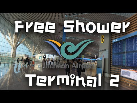 Como tomar banho grátis no Terminal 2 do Aeroporto de Incheon ????