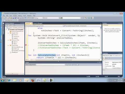 Visual C++ 2010 Express Tutorial 4 - Functions