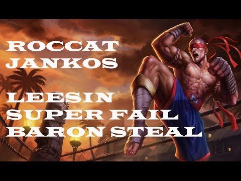 ROC Jankos super fail Baron Steal - LCS LoL Moments - SK vs ROC - EU LCS Summer Split 2014