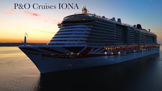 P&O Cruises IONA -  Entering Southampton 12/04/2025 - DJI Mini 4 PRO