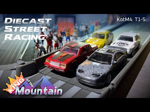 Diecast Street Race (KotM4 T1-5) Qualifying Round - Custom Modified 1/64 Cars