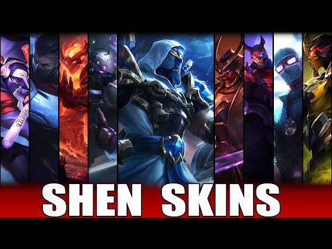 SHEN SKINS 2022 | All Shen Skins Including PsyOps Shen