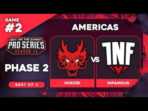 Hokori vs Infamous Game 2 - BTS Pro Series 13 AM: Phase 2 w/ Kmart & ET