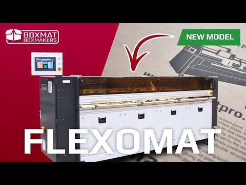Flexographic Printer For Corrugated Cardboard Boxes