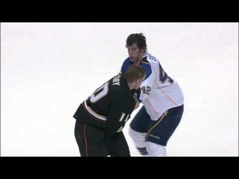 Backes vs Perry fight - NHL Fox Sports Midwest Feed