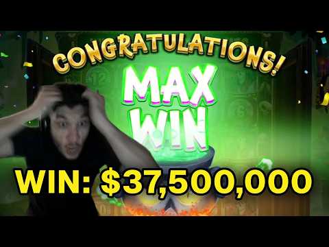 $37.5 MILLION WIN! Kick Streamer Trainwreckstv Hits 50,000x MAX WIN! Biggest Online Casino Win EVER!