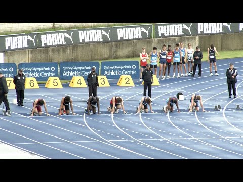 U16 Men 100m 2022 Australian Track & Field Championships