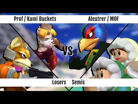 DGS SSBM Doubles - Losers Semis - Prof & Kami Buckets vs Alextrer & MOF