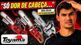 Qual Motosserra TOYAMA Linha TCS58 é MELHOR? TCS58H x TCS58F x TCS58X (Entenda de uma vez)