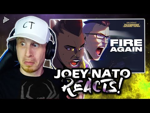 Joey Nato Reacts to Fire Again ft. Ashnikko // VALORANT Champions 2022