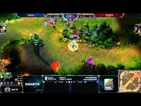 Game Ninja: LoL 1vs1 Abro vs GOPA