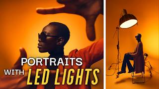 Studio Portrait Photography with RGB LED Lighting | Samuel Bouret