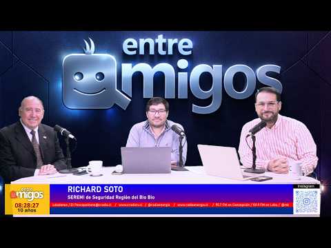 #MatinalEntreAmigos - Entrevista con #RichardSoto - SEREMI de Seguridad   3junio2026