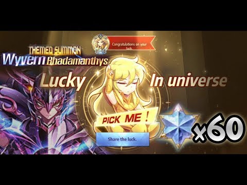 Saint Seiya Awakening: 60 Advanced Gem Wyvern Rhadamanthys Theme Summon!! (INDONESIA)