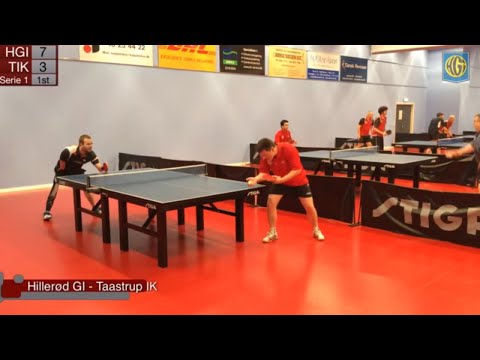 Torsten Sejr Hansen - Peter Rosenmeier, bordtennis serie 1