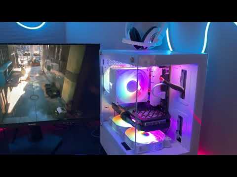 фото игровой компьютер с игровым монитором 27 180гц новый. rtx 4060 0