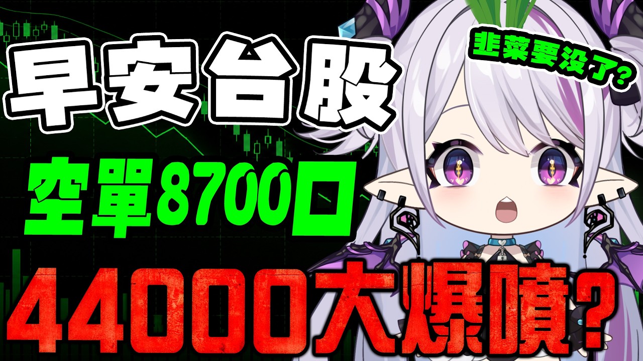 【早安台股】44000關卡大噴發，這波真的站穩了？【蕾蒂希婭 Letizia】