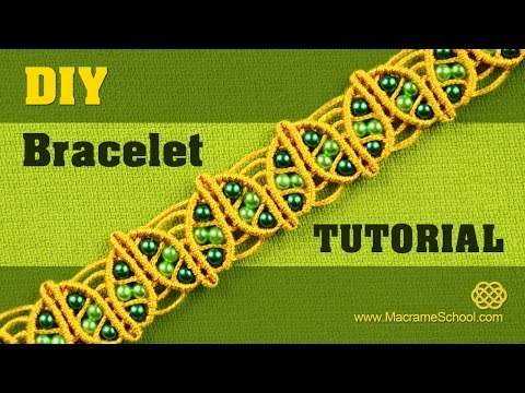 Spiral Macrame Patterns DIY Macrame Spiral Bracelets