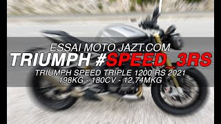 Triumph Speed Triple 1200 RS : une Rocket 3R coupée en deux !