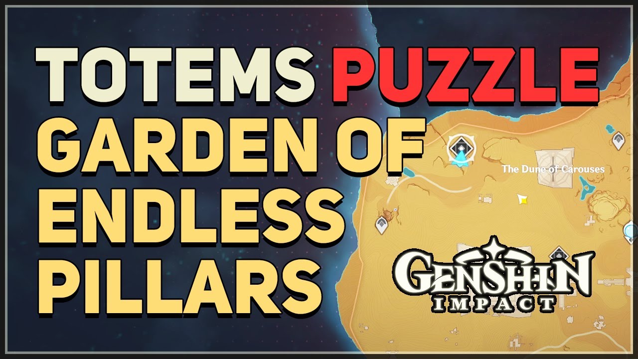 Totems Puzzle Garden of Endless Pillars Genshin Impact - YouTube