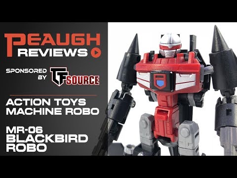 Action Toys Machine Robo - MR-06 BLACKBIRD ROBO